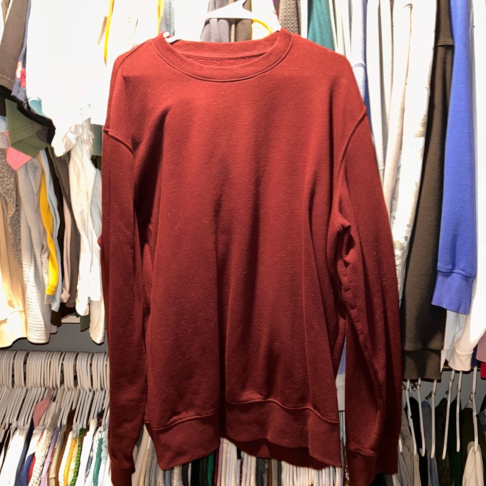 Men's Goodfellow & Co Red Crewneck NWOT